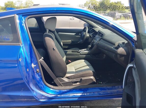 2HGFC3B31GH357575 2016 HONDA CIVIC Blue Front interior view