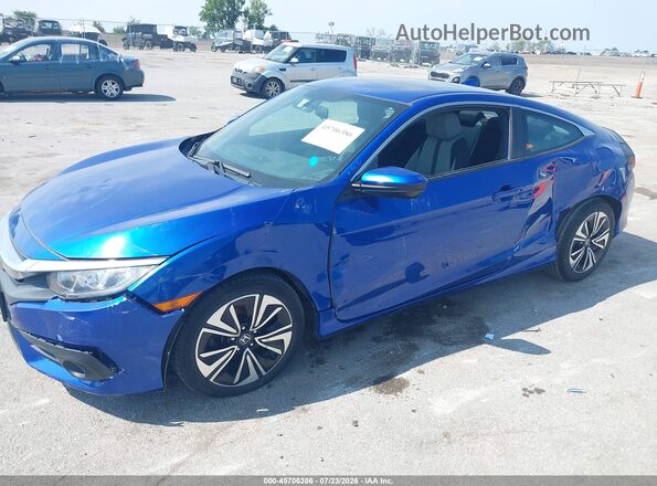 2HGFC3B31GH357575 2016 HONDA CIVIC Blue Front left