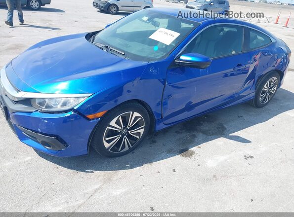 2HGFC3B31GH357575 2016 HONDA CIVIC Blue Front view