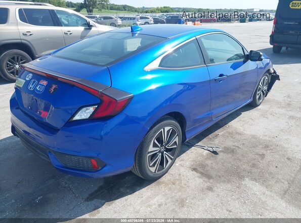 2HGFC3B31GH357575 2016 HONDA CIVIC Blue Rear right