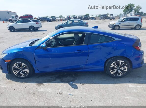 2HGFC3B31GH357575 2016 HONDA CIVIC Blue 360 interior view