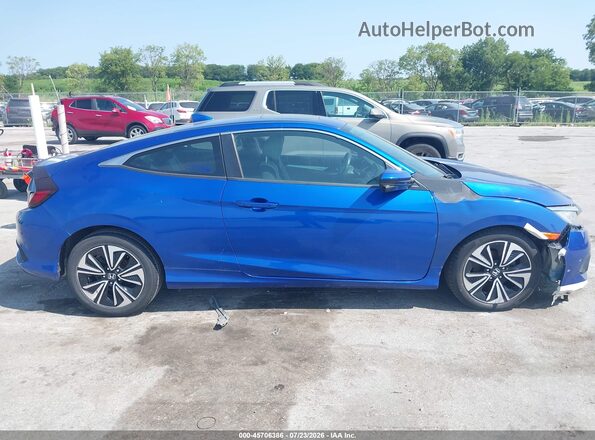 2HGFC3B31GH357575 2016 HONDA CIVIC Blue Rear interior view