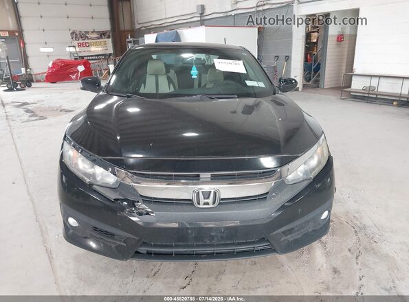 2HGFC3B31GH358032 2016 HONDA CIVIC Black Vista del cuadro de instrumentos