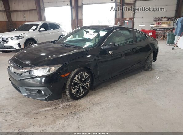 2HGFC3B31GH358032 2016 HONDA CIVIC Black Vista tres cuartos delantera izquierda