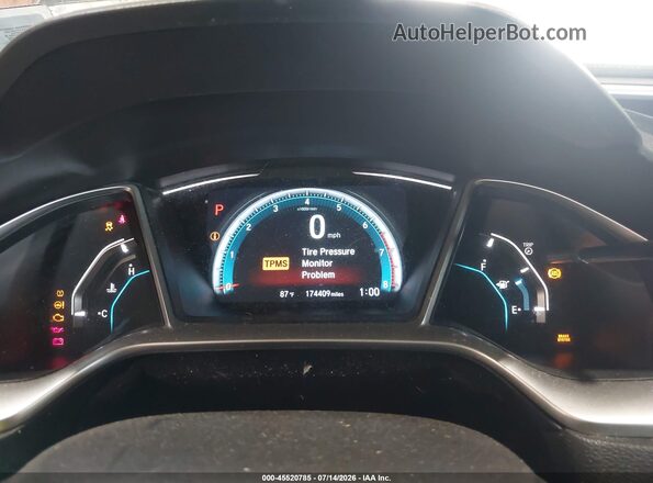 2HGFC3B31GH358032 2016 HONDA CIVIC Black Vista de los asientos traseros