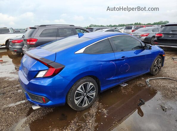 2HGFC3B31HH356816 2017 HONDA CIVIC Blue Trasero derecho