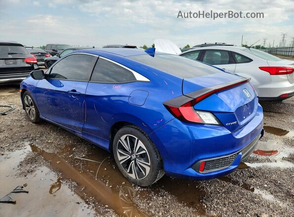 2HGFC3B31HH356816 2017 HONDA CIVIC Blue Trasero izquierdo