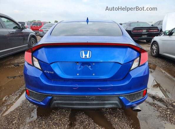 2HGFC3B31HH356816 2017 HONDA CIVIC Blue Vista trasera