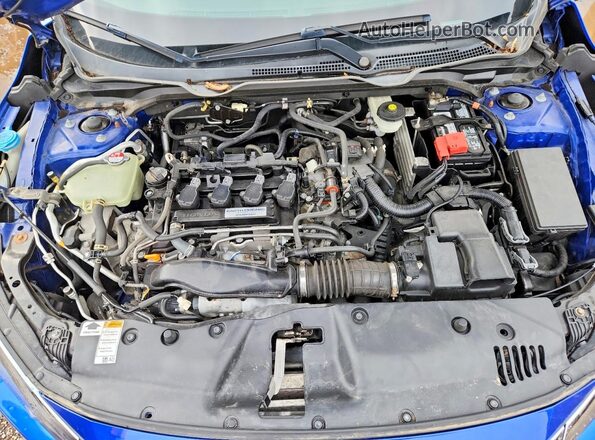 2HGFC3B31HH356816 2017 HONDA CIVIC Blue Vista interior trasera