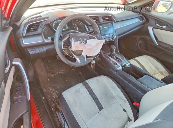 2HGFC3B31HH357156 2017 HONDA CIVIC Red Widok deski rozdzielczej