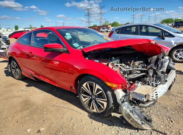 2HGFC3B31HH357156 2017 HONDA CIVIC Red Przód prawy