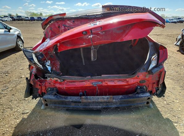 2HGFC3B31HH357156 2017 HONDA CIVIC Red Widok z tyłu