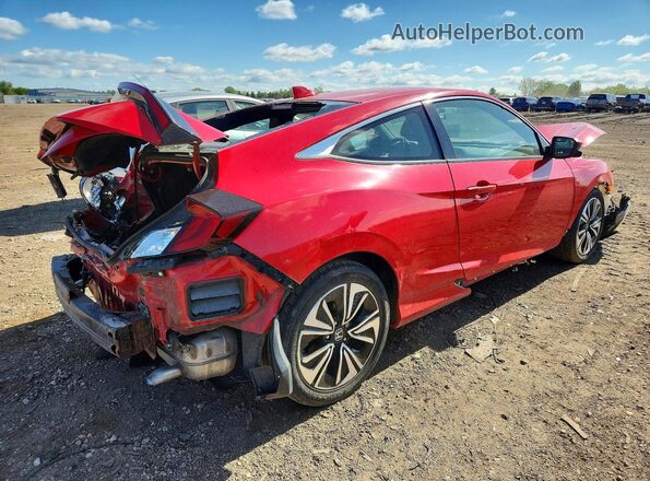 2HGFC3B31HH357156 2017 HONDA CIVIC Red Tył prawy