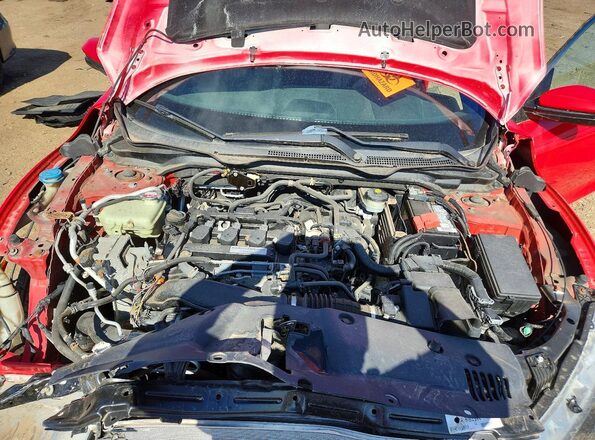 2HGFC3B31HH357156 2017 HONDA CIVIC Red Widok wnętrza z tyłu