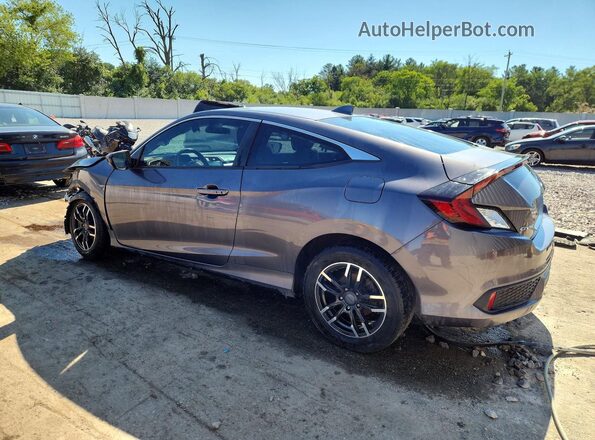 2HGFC3B31JH352772 2018 HONDA CIVIC Gray Հետևի ձախ