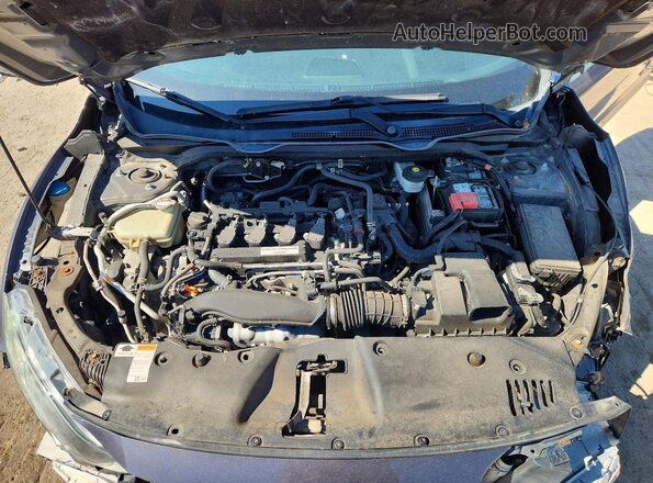 2HGFC3B31JH352772 2018 HONDA CIVIC Gray Սալոնի հետևի տեսք