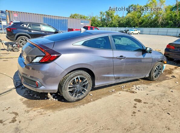 2HGFC3B31JH352772 2018 HONDA CIVIC Gray Հետևի աջ
