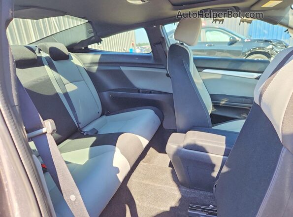 2HGFC3B31JH352772 2018 HONDA CIVIC Gray Հետևի նստատեղերի տեսք