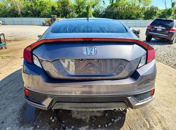 2HGFC3B31JH352772 2018 HONDA CIVIC Gray Հետևի տեսք