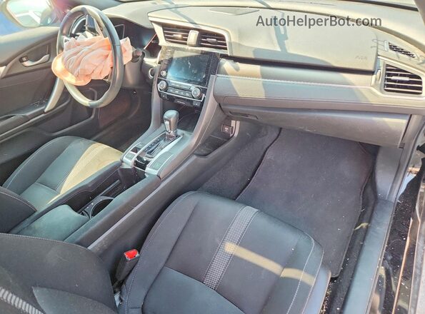 2HGFC3B31KH350845 2019 HONDA CIVIC Black Вид панелі приладів