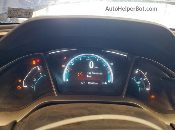 2HGFC3B32GH351834 2016 HONDA CIVIC Blue Widok zestawu wskaźników