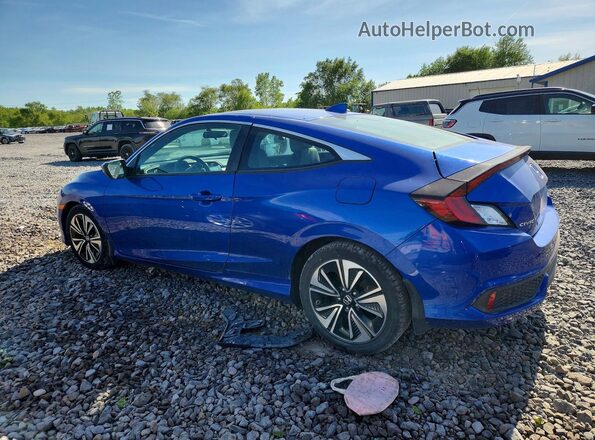 2HGFC3B32GH353731 2016 HONDA CIVIC Blue Tył lewy
