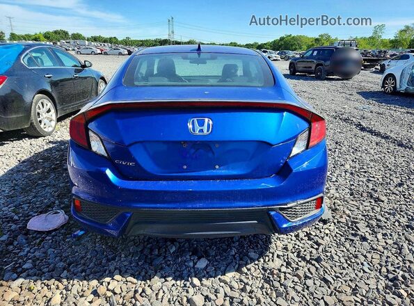 2HGFC3B32GH353731 2016 HONDA CIVIC Blue Widok z tyłu