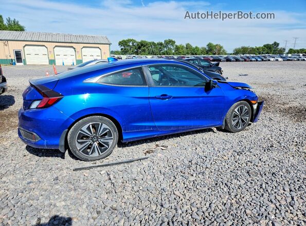 2HGFC3B32GH353731 2016 HONDA CIVIC Blue Tył prawy