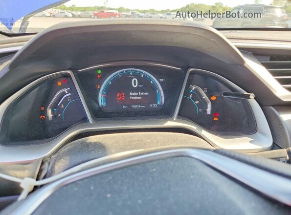 2HGFC3B32GH353731 2016 HONDA CIVIC Blue Widok zestawu wskaźników