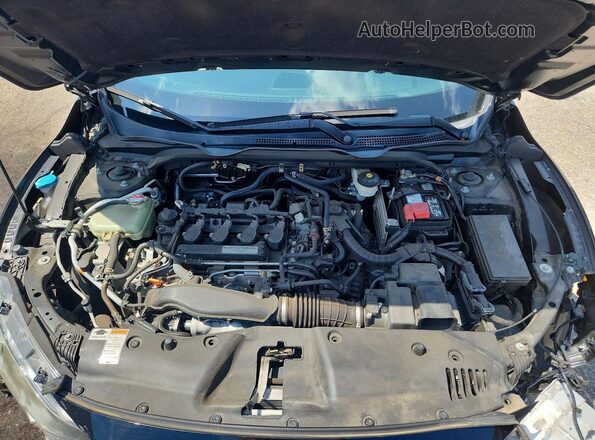 2HGFC3B33GH361840 2016 HONDA CIVIC Black Սալոնի հետևի տեսք