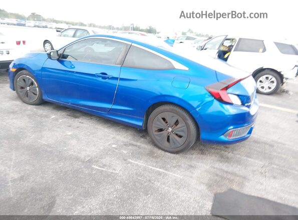 2HGFC3B33JH351039 2018 HONDA CIVIC Blue Trasero izquierdo