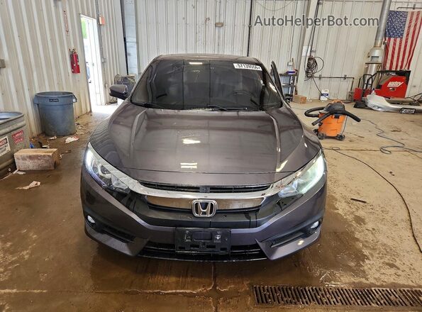 2HGFC3B33JH355561 2018 HONDA CIVIC Gray Вид спереду
