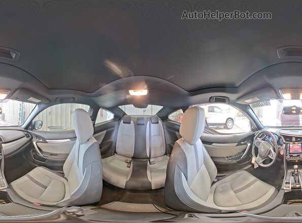 2HGFC3B33JH355561 2018 HONDA CIVIC Gray Панорамний вид салону 360°
