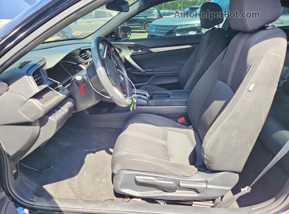 2HGFC3B33KH356484 2019 HONDA CIVIC Черный Вид салона спереди