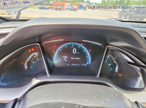 2HGFC3B33KH356484 2019 HONDA CIVIC Черный Вид щитка приборов