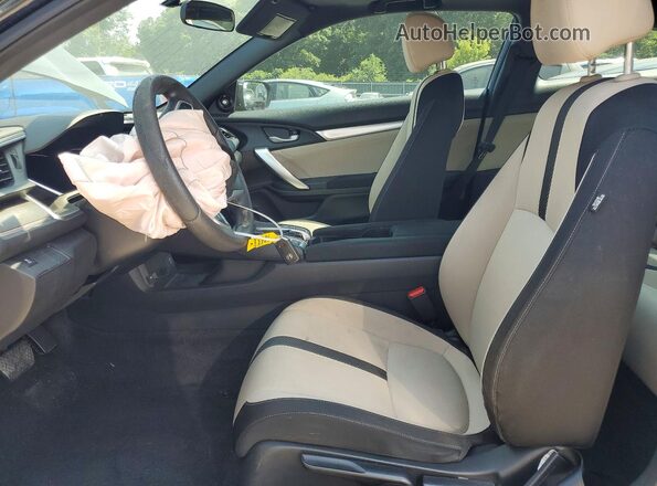 2HGFC3B34GH353651 2016 HONDA CIVIC Black Вид салону спереду