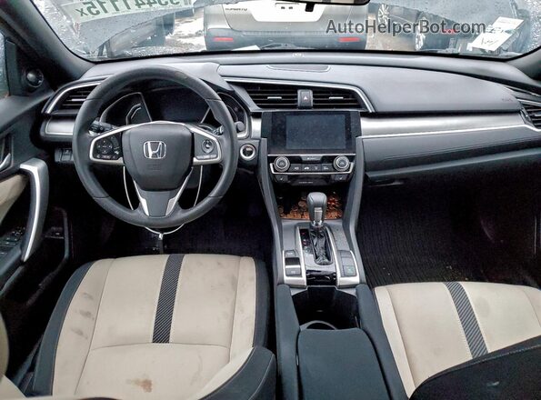 2HGFC3B34GH355674 2016 HONDA CIVIC Black Առջևի վահանակի տեսք