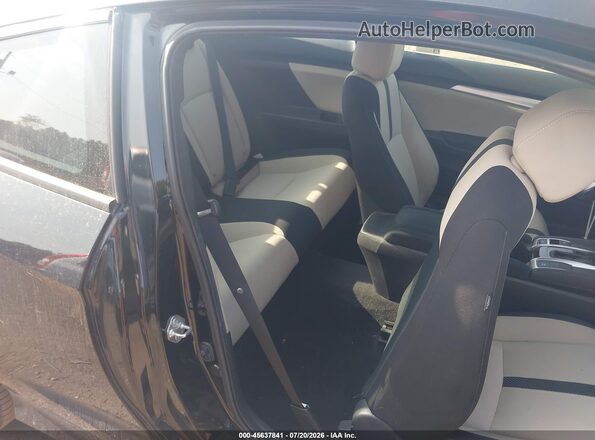 2HGFC3B35JH356761 2018 HONDA CIVIC Black VIN კოდის სტიკერის ხედი