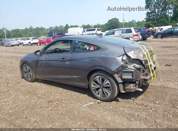 2HGFC3B36JH353528 2018 HONDA CIVIC Gray Հետևի ձախ