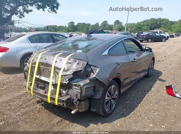2HGFC3B36JH353528 2018 HONDA CIVIC Gray Հետևի աջ