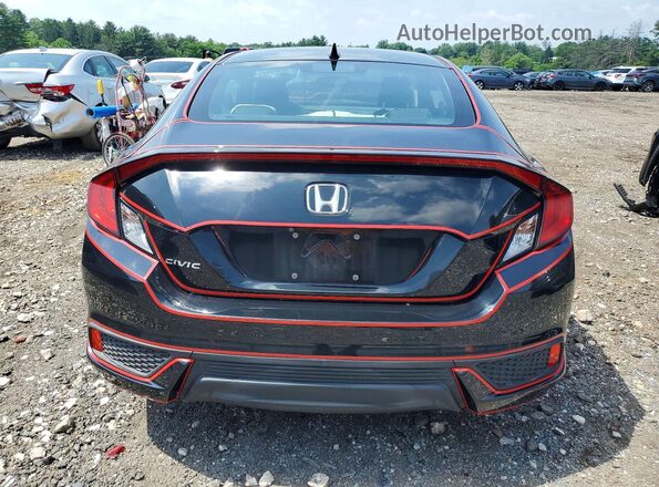 2HGFC3B36KH353868 2019 HONDA CIVIC Black Հետևի տեսք