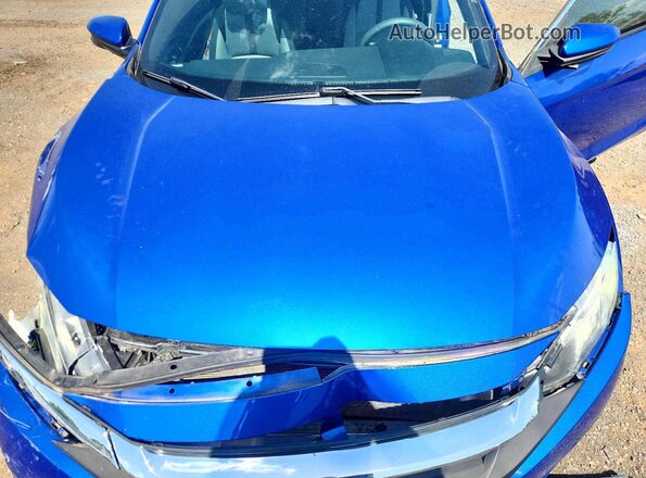 2HGFC3B37GH357113 2016 HONDA CIVIC Blue Rear interior view