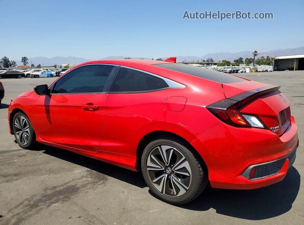 2HGFC3B37GH360688 2016 HONDA CIVIC Red Задня ліва чверть