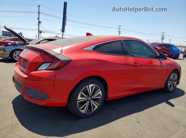 2HGFC3B37GH360688 2016 HONDA CIVIC Red Задня права чверть