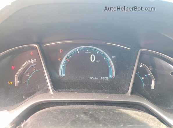2HGFC3B37GH425507 2016 HONDA CIVIC White Вид щитка приладів