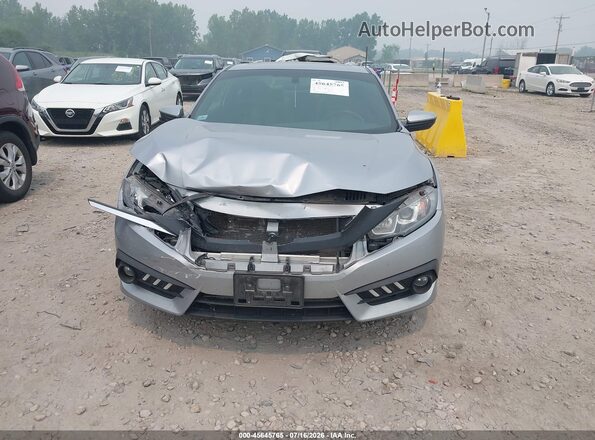 2HGFC3B37JH351271 2018 HONDA CIVIC Silver Front view