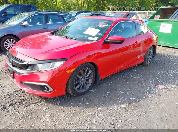 2HGFC3B37KH350185 2019 HONDA CIVIC Red Vista tres cuartos delantera izquierda