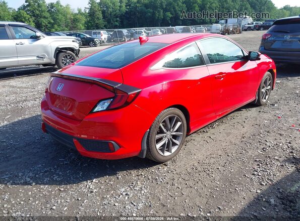 2HGFC3B37KH350185 2019 HONDA CIVIC Red Trasero derecho