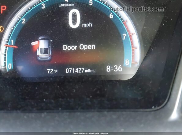 2HGFC3B37KH350185 2019 HONDA CIVIC Red 