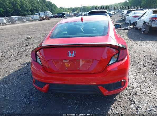 2HGFC3B37KH350185 2019 HONDA CIVIC Red 